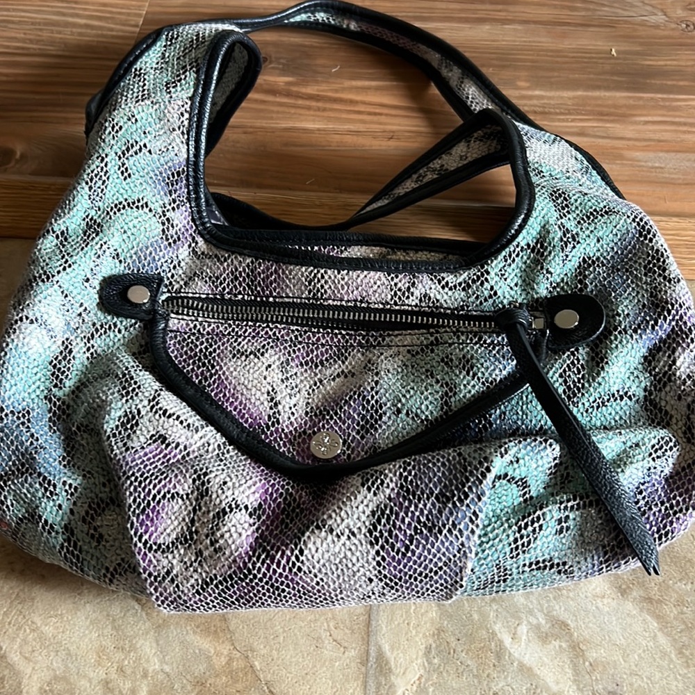 Mermaid snake skin bag